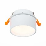 Фото 3 ST651.538.09 Встраиваемый поворотный светильник Белый LED 1*9W 3000K 720Lm Ra>90 120° IP20 D85xH68 1 Встраиваемые светильники