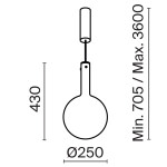 Фото 3 Подвесной светильник Maytoni MOD182PL-L6W3K