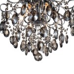 Фото 2 SL846.102.06 Люстра подвесная ST-Luce Темный хром/Тонированный черный E14 6*40W ОРЕЧИНИ