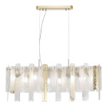 Фото 2 SL1636.203.08 Люстра подвесная ST-Luce Золотистый/Белый, Золотистый E14 8*40W СКОЛАРЕ