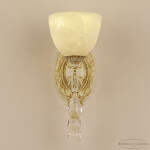 Фото 1 Бра хрустальные AL7901B10/1/175 B WMG P1 U Rose Bohemia Ivele Crystal