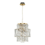 Фото 3 SL6138.303.04 Светильник подвесной ST-Luce латунь/прозрачный E14 4*40W РИТЦ