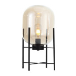 Фото 3 SL1050.505.01 Прикроватная лампа ST-Luce Черный/Коньячный E27 1*40W (из 2-х коробок) BURASCA