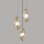 Фото 5 Подвесной светильник MD24030035-3A brass/amber