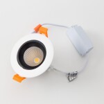 Фото 6 CLD001NW4 Альфа Бел+Черный Св-к Встр. LED 7W*3500K