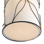 Фото 1 SL6228.403.01 Светильник подвесной ST-Luce Черный/Бежевый E27 1*60W ROOT