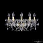 Фото 2 Бра хрустальные 1402B/5/160/XL G Bohemia Ivele Crystal