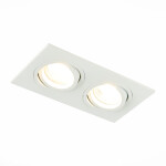 Фото 2 ST251.508.02 Св-к встр. Белый GU10 2*50W  IP20 L170xW92xH27 220V Без ламп Встраиваемые светильники