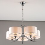 Фото 5 CL466150 Эвита Хром+Белый Св-к Люстра