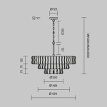Фото 5 Подвесной светильник Maytoni MOD538PL-09MG