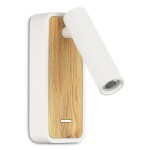 Фото 1 ST160.531.03 Светильник настенный ST-Luce Белый, Светлое дерево/Белый LED 1*3W 3000K Настенные светильники