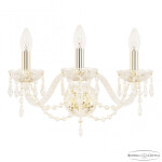 Фото 2 Бра хрустальные 104B/3/165 G Bohemia Ivele Crystal