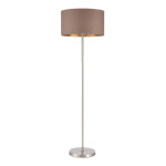 Фото 2 SLE300575-01 Светильник напольный Никель/Темно-бежевый, Золотистый E27 1*40W BRESCIA