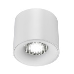 Фото ST761.533.10 Светильник потолочный белый LED 1*10W 3000K 530Lm Ra 36° IP20 D80xH70 170-240VV Накладные светильники