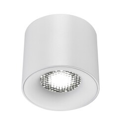 Фото ST761.533.10 Светильник потолочный белый LED 1*10W 3000K 530Lm Ra 36° IP20 D80xH70 170-240VV Накладные светильники