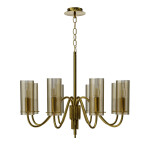 Фото 3 SL2005.303.08 Светильник подвесной ST-Luce латунь/коньячный E14 8*40W САНТОРИ