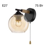 Фото 1 CL133411 TIKA Черная Бра