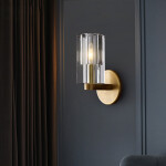 Фото 3 Настенный светильник 8816W gold/clear