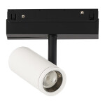 Фото 1 ST808.546.08 Магнитный трековый светильник Белый, Черный LED 1*8W 4000K 650Lm Ra>90 36° IP20 D42xH13 SKYLINE 48