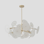 Фото 4 Люстра Crystal Lux DANDELION SP10 GOLD