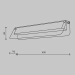Фото 2 Настенный светильник (бра) Maytoni MOD296WL-L10BC3K
