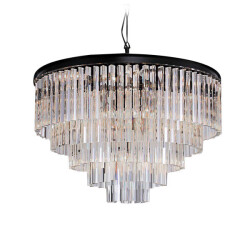 Фото Люстра Odeon 10A black/clear