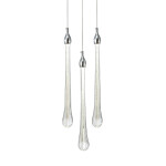 Фото 2 Подвесной светильник Teardrop 3 chrome