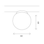 Фото 1 ST687.536.03 Магнитный трековый светильник Белый LED 1*3W 3000K Lm Ra>80 360° IP20 D60xH- 24V SUPER5