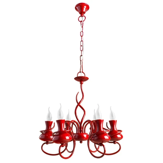 Фото Подвесная люстра Arte Lamp VASO A6819LM-6RD