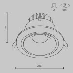 Фото 5 Встраиваемый светильник Technical DL031-2-L12W
