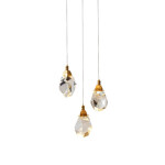 Фото 1 Подвесной светильник 9701P/3R brass