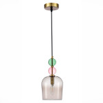 Фото 2 SL2000.223.01 Подвес ST-Luce Золотистый/Розовый E14 1*40W GEA