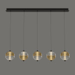 Фото 1 Подвесной светильник MD24022079-5B black/amber