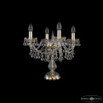 Фото 1 Настольная лампа хрустальная 1409L/4/141-39 G