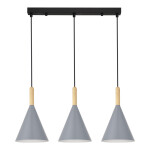 Фото 4 SLE1255-413-03 Светильник подвесной Черный/Серый E27 3*40W ARKET