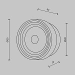 Фото 2 Настенный светильник (бра) Maytoni MOD493WL-L6BSK2