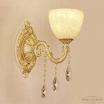 Фото 4 Бра хрустальные AL7901B10/1/175 B WMG P1 U Rose Bohemia Ivele Crystal