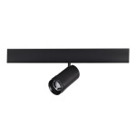 Фото ST357.436.20 Магнитный трековый светильник ZOOM Черный LED 1*20W 3000K Lm Ra90 10-55° IP20 D60xH170 SKYLINE 48