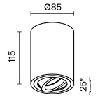 Фото 3 Потолочный светильник Technical C016CL-01B