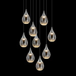 Фото 1 Подвесной светильник MD24001004-9A chrome/clear