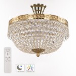 Фото 4 Люстра светодиодная хрустальная 19011/35IV/LED-DIM G Bohemia Ivele Crystal