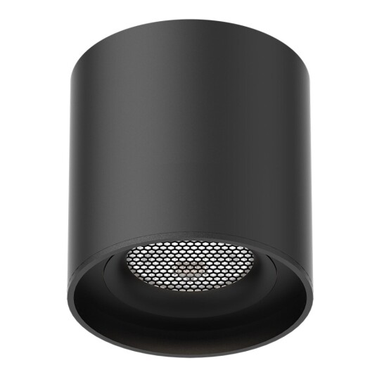 Фото ST678.436.06 Магнитный трековый светильник Черный LED 1*6W 3000K 300Lm Ra>90 IP20 D75xH75 48V SKYFLAT