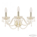 Фото 2 Бра хрустальные 112B/3/165 G V0300 Bohemia Ivele Crystal