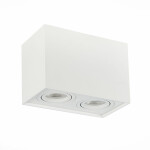 Фото 2 ST109.507.02 Светильник потолочный Белый GU10 2*50W  L181xW100xH123 220V Без ламп Накладные светильники