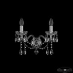 Фото 1 Бра хрустальные 1413B/2/165 Ni Bohemia Ivele Crystal