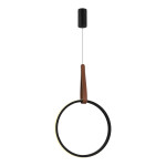 Фото SL6131.403.20 Светильник подвесной ST-Luce Черный/Черный, Терракотовый LED 1*20W 4000K SHAPE