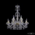 Фото 3 Люстра хрустальная 1409/8+4/240/XL-76 G