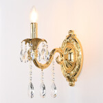 Фото 2 Бра с хрустальными подвесками AL7901B10/1/175 A G Bohemia Ivele Crystal