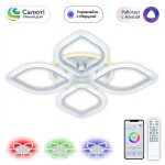 Фото 3 CL236A140E Ромби Белый Смарт RGB Люстра