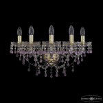Фото 2 Бра хрустальные 1410B/5/195/XL G V7010 Bohemia Ivele Crystal